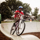 pista de pump track para skatepark / em concreto
