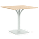 mesa contemporânea / em madeira / com base em aço / com base em alumínio
