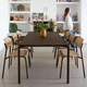 mesa contemporânea / em alumínio / com base em alumínio / retangular
