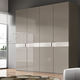 guarda-roupa contemporâneo / em laminado melamínico / com portas de correr