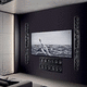 caixa de som de parede / para home cinema / para ambiente interno / retangular