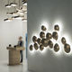 arandela contemporânea / para ambiente interno / metálica / de LED