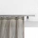 trilho para cortina de teto / de parede / para cortinas franzidas / para cortinas duplas