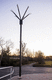 poste de iluminação pública / para jardim / contemporâneo / em aço galvanizado