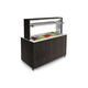 buffet refrigerado central / com rodas / para restaurante