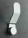 cabide de parede contemporâneo / em latão / individual / para banheiro