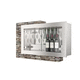 vitrina refrigerada tipo balcão / em aço inoxidável / com porta / sem prateleiras