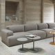 mesa lateral contemporânea / em carvalho / em MDF / em laminado