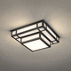 plafon Art Déco / quadrado / geométrico / em PMMA