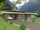 casa pré-fabricada / em madeira maciça / ecológica / contemporânea