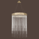 lustre clássico / em vidro / da linha comercial / em cascata