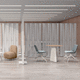 biombo contemporâneo / em alumínio / em aço / da linha comercial