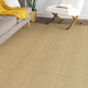 carpete tecido / de sisal / estampado / bege