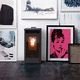 salamandra a pellets / 7 kW / de instalação livre / contemporânea