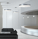 luminária técnica pendente / de LED / redonda / IP40