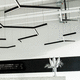 luminária técnica pendente / de LED / linear / geométrica