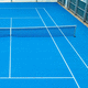 piso esportivo para ambiente externo / em borracha / para atividade esportiva / para campo de tênis