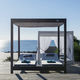gazebo em lona / em PVC / em poliéster / com cobertura de lona