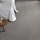 carpete tufado / estruturado / em nylon / de cor lisa
