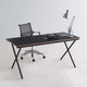 mesa contemporânea / em compensado / em linóleo / com base em aço