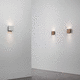 arandela de design minimalista / para ambiente interno / metálica / geométrica