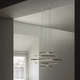 lustre contemporâneo / em alumínio / da linha comercial / geométrico