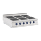 cooktop elétrico / profissional / 6 bocas / de bancada